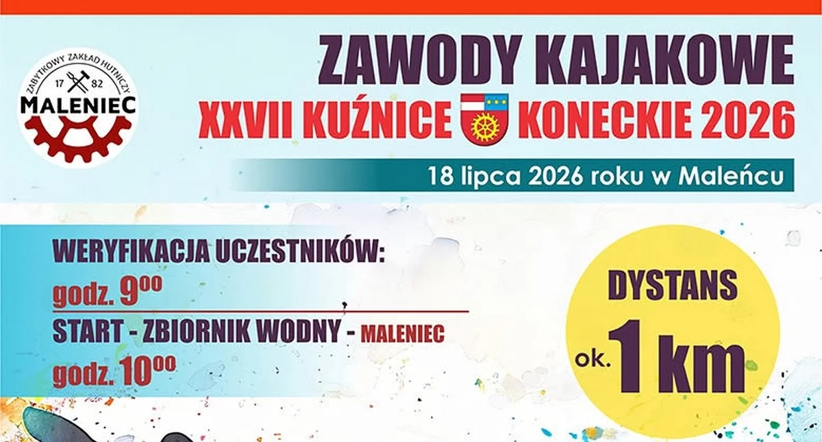 Zdjęcie plakatu spływu
