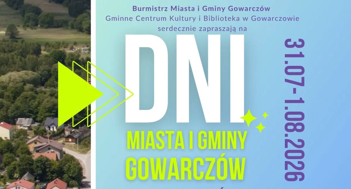 Zdjęcie plakatu wydarzenia. Fot.Gmina Gowarczów