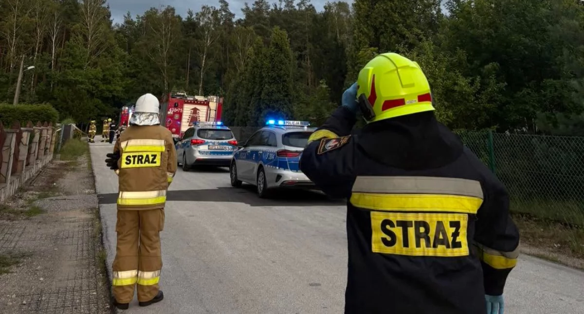 Akcja strażakow w Bębnowie. Fot. OSP Gowarczów