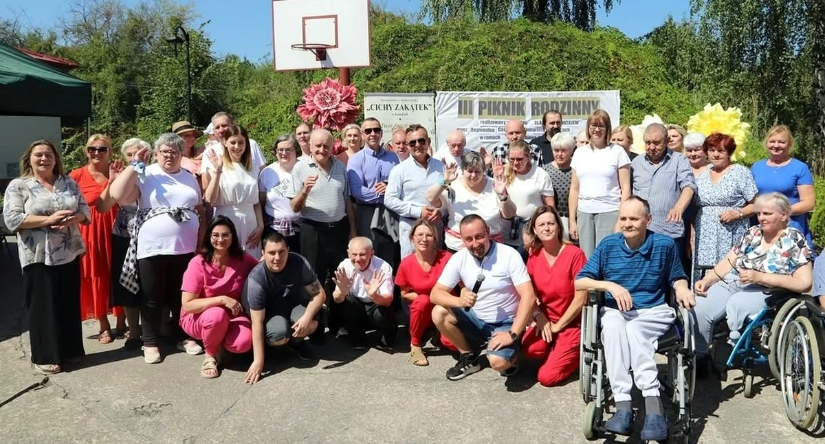 Zdjęcie z III Pikniku Rodzinnego w DPS Cichy Zakątek w Końskich
