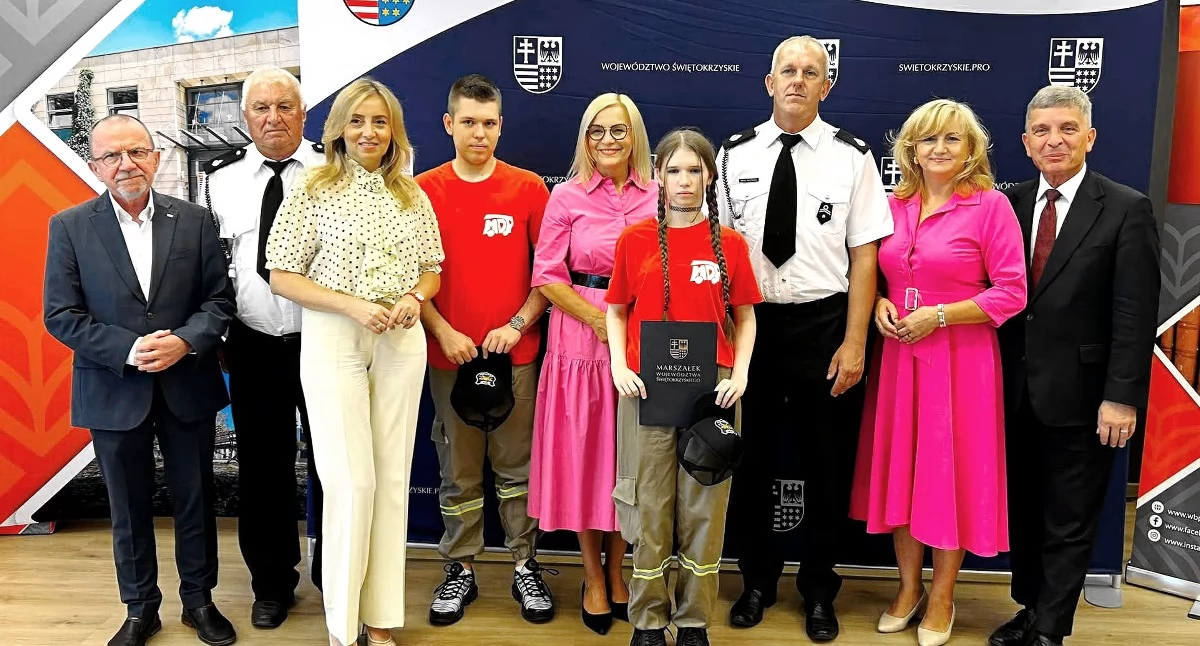 Zdjęcie delegacji gminy Gowarczów w Kielcach. Fot. Gmina Gowarczów