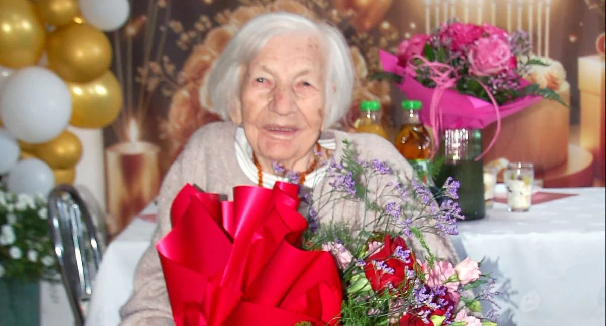 Zdjęcie Jubilatki Jadwigi Kusińskiej
