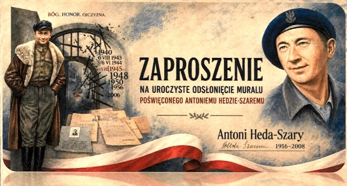 Zdjęcie plakatu uroczystości