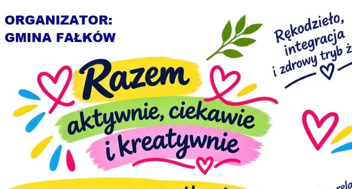 Zdjęcie plakatu akcji. Fot. Gmina Fałków