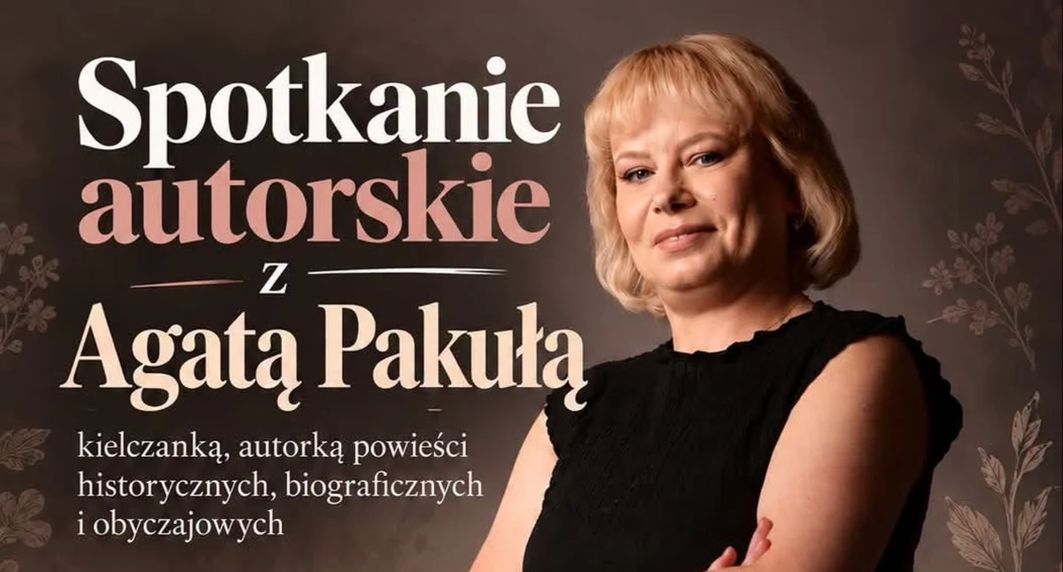 Zdjęcie plakatu spotkania. Fot. Miejsko-Gminna Biblioteka Publiczna w Radoszycach