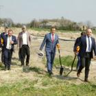 Wbicie łopaty pod przebudowę drogi wojewódzkiej (1)
