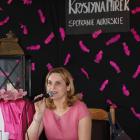 Spotkanie z pisarką Krystyną Mirek w Stąporkowie (3)