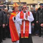 Intronizacja relikwii Krzyża Świętego w kolegiacie św (1)