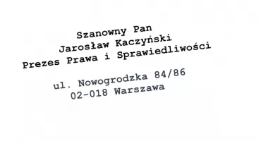 Działacze PiS z powiatu koneckiego napisali list do Jarosława Kaczyńskiego