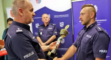 KIELCE , KOŃSKIE. Rozegrano turniej Policjant Ruchu Drogowego. Funkcjonariusz z Końskich na podium! [ZDJĘCIA]