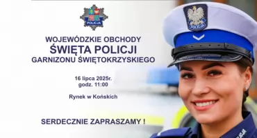 Wojewódzkie Obchody Święta Policji Garnizonu Świętokrzyskiego - nowy termin uroczystości w Końskich i Sielpi