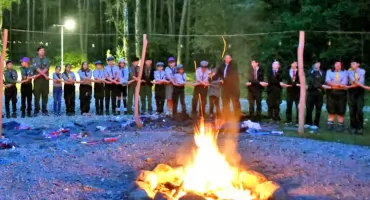 KOŃSKIE, SKARŻYSKO, ZAŁĘCZE WIELKIE. Harcerska Akcja Letnia. Wypoczęci, pełni wrażeń powrócili z obozowiska