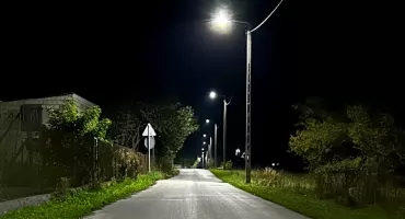 GMINA GOWARCZÓW. Z nowym oświetleniem ulicznym będzie bezpieczniej!