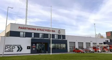 KOŃSKIE. Koniec budowy, przeprowadzka trwa. Zbliża się uroczyste otwarcie strażnicy
