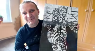 Ogólnopolski Konkurs Plastyczny Sztuka osób niepełnosprawnych. Uczestnicy PŚDS w Stąporkowie wśród laureatów [ZDJĘCIA]