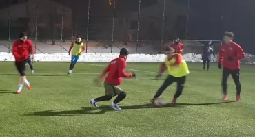 Przygotowania piłkarzy GLKS Fałków do drugiej części sezonu w KEEZA Klasie A. Pierwsze sparingi za nimi