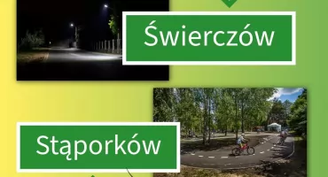 GMINA STĄPORKÓW. Kolejne inwestycje energetyczne. Powstaje nowe oświetlenie w Stąporkowie i Świerczowie