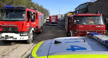 Alarm gazowy! Akcja strażaków w Stąporkowie. Pojawiły się trujące gazy. Rozwiał je wiatr?