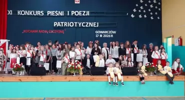GOWARCZÓW. Etap regionalny konkursu Kocham moją Ojczyznę rozstrzygnięty. Promowali postawę patriotyczną wśród młodych ludzi