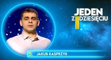 Pochodzący ze Stąporkowa Jakub Kasprzyk najlepszy w 1. odcinku nowej serii kultowego teleturnieju Jeden z dziesięciu!