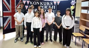Świętokrzyski Konkurs Poezji w Języku Angielskim w królewieckiej szkole. Szóstka uczniów w finale wojewódzkim!