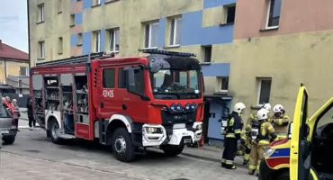 KOŃSKIE. Pożar w kuchni domu od zwarcia instalacji elektrycznej?