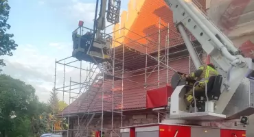 KOŃSKIE. Koniec świętowania. Strażacy ponownie w akcji
