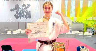 Natalia Cieszkowska mistrzynią Europy w karate! Wywalczyła złoty medal w Białymstoku