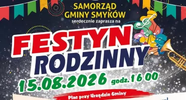 Zaproszenie na Festyn Rodzinny w Smykowie. Będzie radośnie, smacznie i muzycznie!
