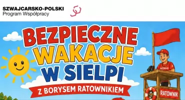 GMINA KOŃSKIE. Zaproszenie na Bezpieczne Wakacje w Sielpi