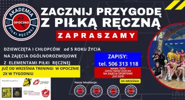 Akademia Piłki Ręcznej Końskie Handball Kids rozszerza działalność. Powstaje Akademia Piłki Ręcznej Opoczno!