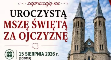 Zaproszenie: Msza Święta za Ojczyznę w kościele parafialnym pw. Matki Bożej Częstochowskiej w Miedzierzy