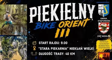 Zapraszają na Piekielny Bike Orient, trzecią edycję Rajdu Rowerowego Gminy Stąporków