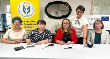Umowa LGD U Źródeł z Gminą Smyków. Będzie więcej miejsc rekreacyjnych i turystycznych