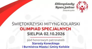 Zapraszają do Sielpi na Świętokrzyski Mityng Kolarski Olimpiad Specjalnych