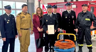 KOŃSKIE. Specjalistyczny sprzęt techniczny dla druhów strażaków z Przyłóg