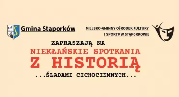 GMINA STĄPORKÓW. Zapraszają na Niekłańskie spotkania z historią. Śladami cichociemnych