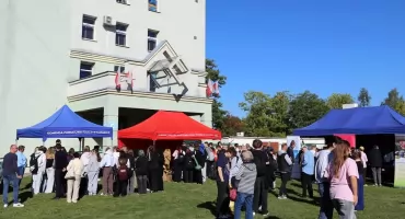 Akcja Zdrowy Powiat - Zdrowy Mieszkaniec. Zdobywali wiedzę, skorzystali z porad i bezpłatnych badań