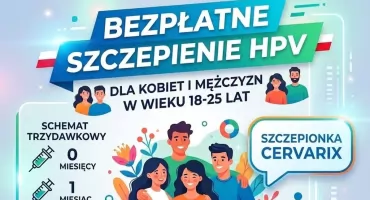 SMYKÓW. Przyjmują zapisy na bezpłatne szczepienie przeciwko wirusowi HPV
