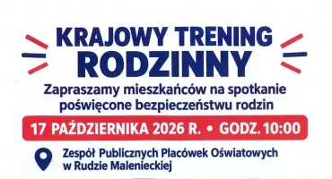 Zapraszają do Rudy Malenieckiej na Krajowy Trening Rodzinny