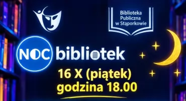 Noc Bibliotek w Bibliotece Publicznej w Stąporkowie. Bezpłatne warsztaty plastyczne dla młodych czytelników