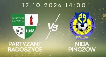KEEZA Klasa Okręgowa. Partyzant Radoszyce gorszy od Nidy Pińczów w meczu na szczycie